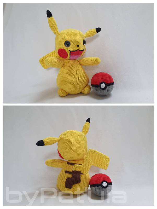 Pikatchu a pokeball